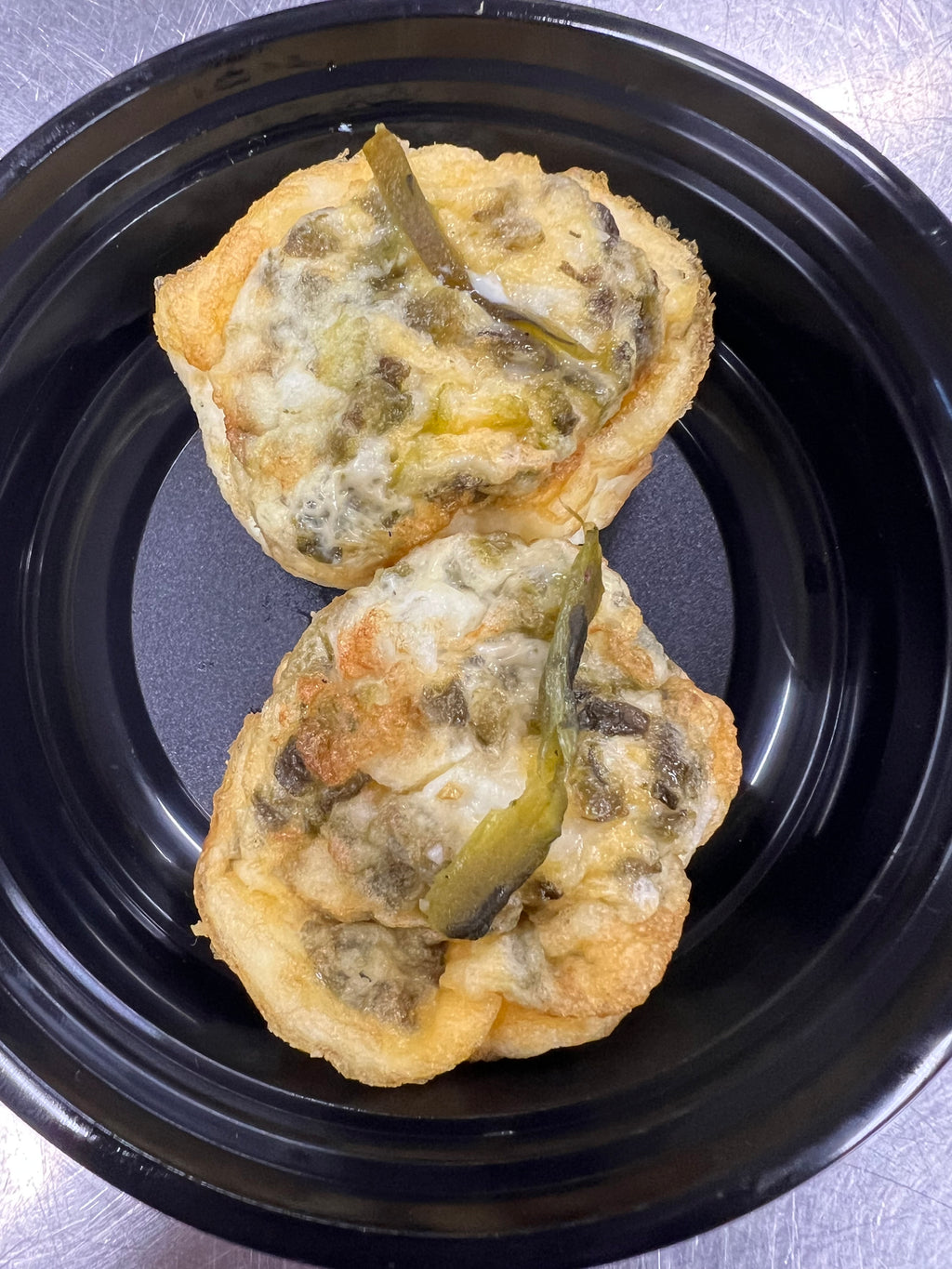 Chile Relleno Egg White Bites