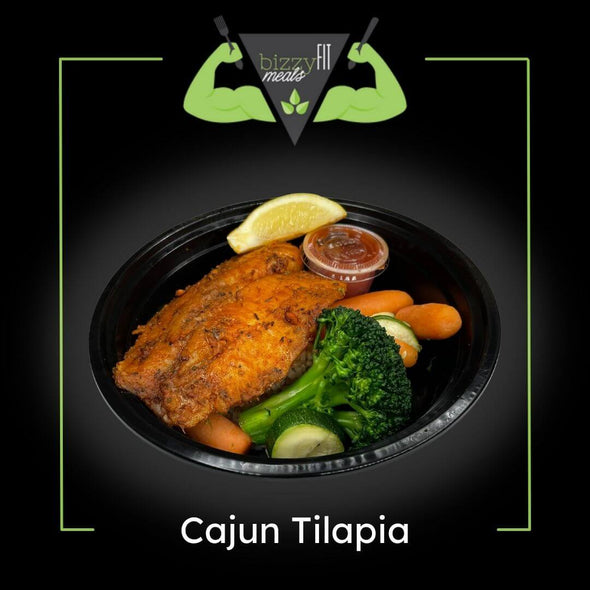 4oz Cajun Tilapia   1Cup Veggies