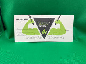 Bizzy Fit Meals Gift Cards