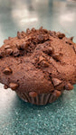 Chocolate and Peanut Butter Protein Muffin