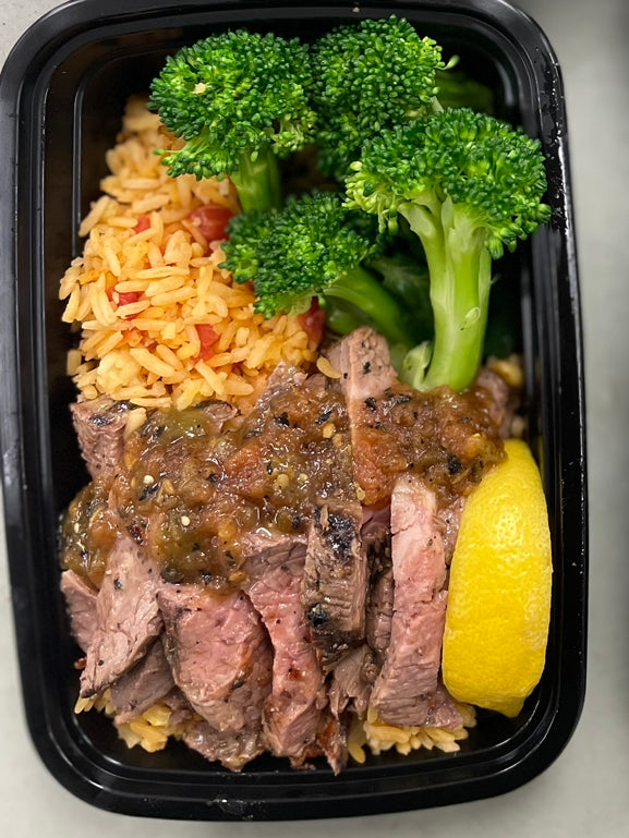 Tri Tip with Spanish Rice