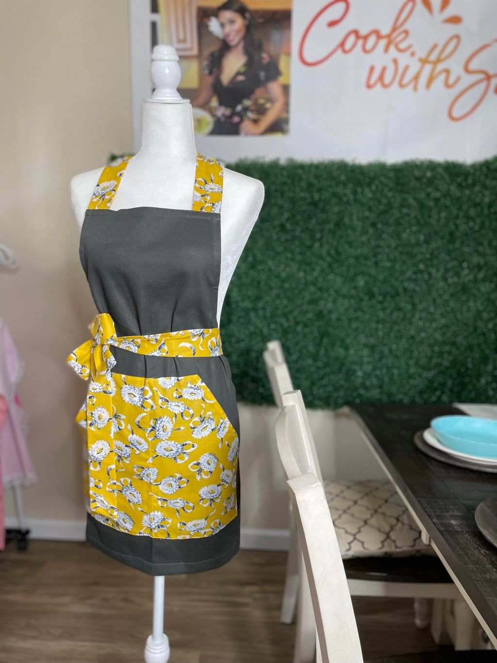 Yellow Blooming Apron