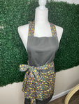 Yellow Floral Avocado Apron